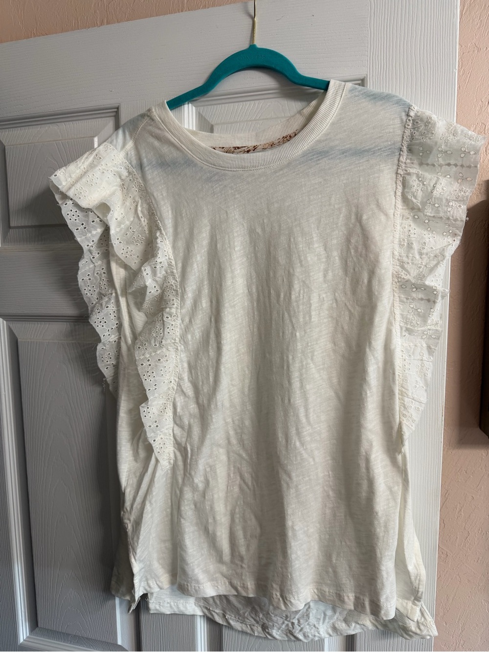 Anthropologie Pilcro White Top Sz L